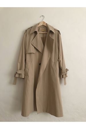 Bej Oversize Unisex Gabardin Trençkot – Taylor