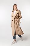 Oversize Camel Trençkot 