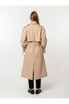 Bej Oversize Unisex Gabardin Trençkot – Taylor